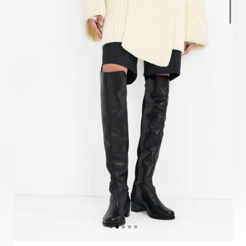 Stuart Weitzman Reserve Knee High Boot, Nappa Leather